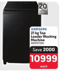 Makro SAMSUNG Top Loader Washing Machine offer