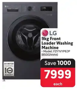 Makro LG Front Loader Washing Machine offer