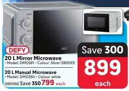 Makro DEFY Mirror Microwave offer