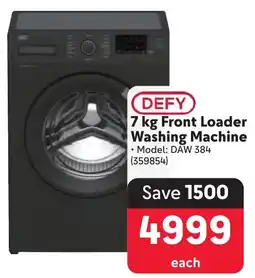 Makro DEFY Front Loader Washing Machine offer