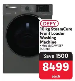 Makro DEFY SteamCure Front Loader Washing Machine offer