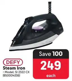 Makro DEFY Steam Iron offer