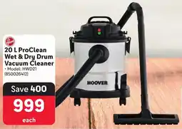 Makro Genesis ProClean Wet & Dry Drum Vacuum Cleaner offer