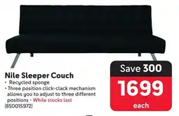 Makro Nile Sleeper Couch offer