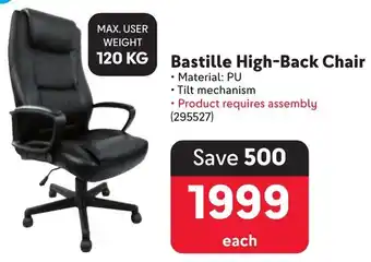 Makro Bastille High-Back Chair offer