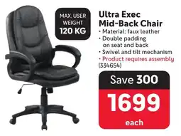 Makro Ultra Exec Mid-Back Chair offer