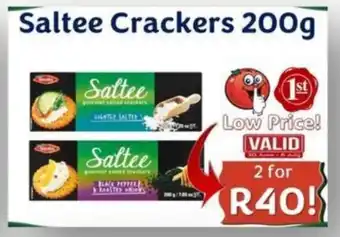 Foodeez Saltee Crackers offer