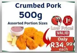 Foodeez Crumbed Pork offer