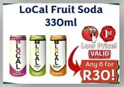 Foodeez LoCal Fruit Soda offer