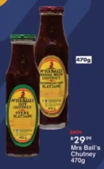 President Hyper Mrs Ball's Chutney offer