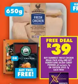 FoodWorld Farmbest fresh chicken braai pack offer