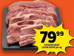 FoodWorld Stewing beef loose serve offer