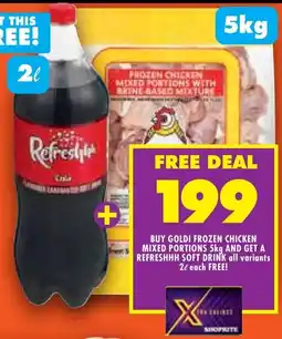 FoodWorld Goldi frozen chicken mixed portions offer