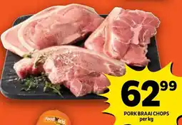 FoodWorld Pork braai chops offer