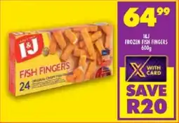 FoodWorld I&J Frozen fish fingers offer