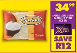 FoodWorld Spekko long grain parboiled white rice offer