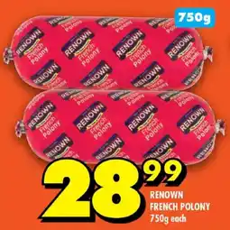FoodWorld Renown french polony offer