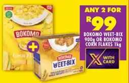 FoodWorld Bokomo weet-bix or bokomo corn flakes offer