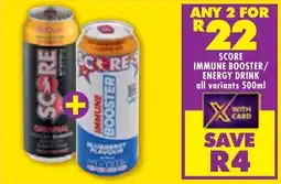 FoodWorld Score immune booster/ energy drink offer