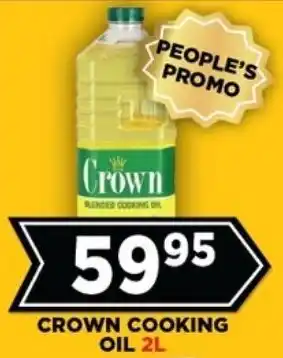 Goal Supermarket Crown cooking oil offer