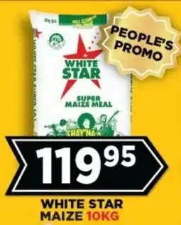 Goal Supermarket White star maize offer