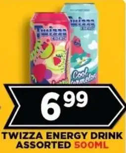 Goal Supermarket Twizza energy drink assorted offer