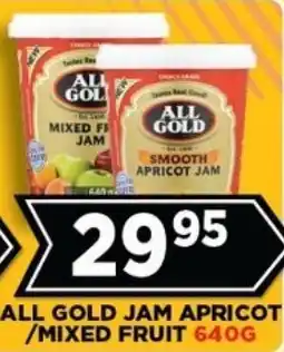 Goal Supermarket All gold jam apricot/ mixed fruit offer
