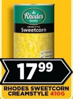 Goal Supermarket Rhodes sweetcorn creamstyle offer