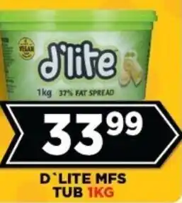 Goal Supermarket D'lite mfs tub offer