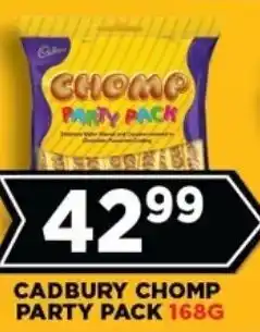 Goal Supermarket Cadbury chomp party pack offer