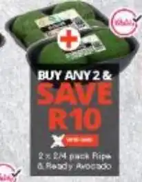 Checkers Ripe & Ready Avocado offer