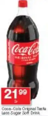 Checkers Coca-Cola Original Taste Less Sugar Soft Drink offer