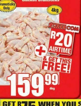 Boxer Chicken drumsticks offer
