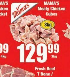 Boxer Mama's chicken cubes offer