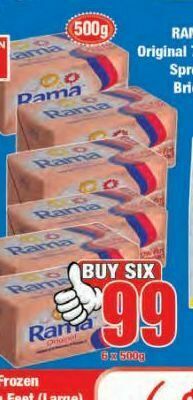 Boxer Rama original spread 6 offer