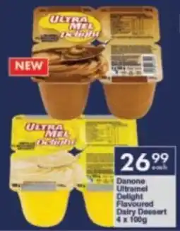 President Hyper Danone Ultramel Delight Flavoured Dairy Dessert offer