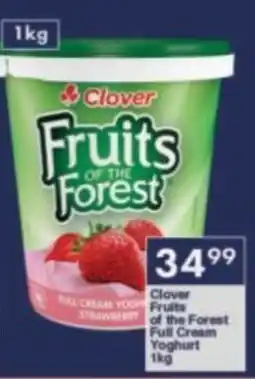 President Hyper Clover Fruits of the Forest Full Cream Yoghurt offer