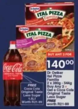 President Hyper Dr Oetker Ital Pizza Familia offer