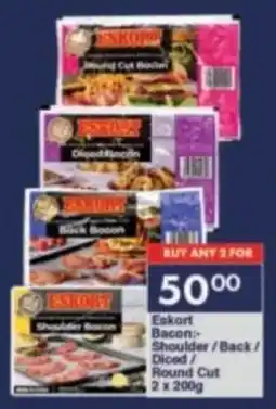 President Hyper Eskort Bacon Shoulder/ Back/ Diced/ Round Cut offer