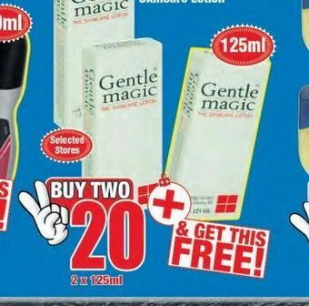 Boxer Gentle magic lotion offer