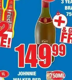 Boxer Liquors Kwv 3 year old brandy offer