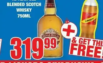 Boxer Liquors Chivas regal 12yo blended scotch whisky offer