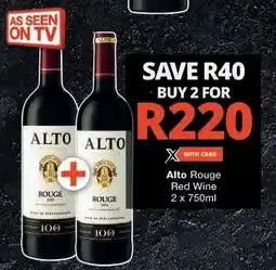 Checkers Alto Rouge Red Wine offer