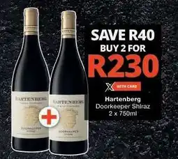 Checkers Hartenberg Doorkeeper Shiraz offer