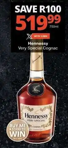 Checkers Hennessy Very Special Cognac offer