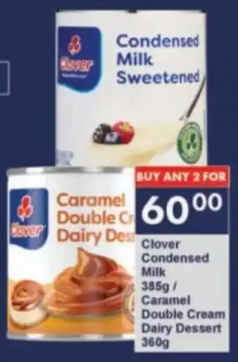 President Hyper Clover Condensed Milk/ Caramel Double Cream Dairy Dessert offer