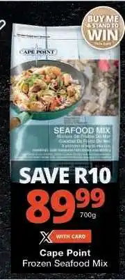 Checkers Cape Point Frozen Seafood Mix offer