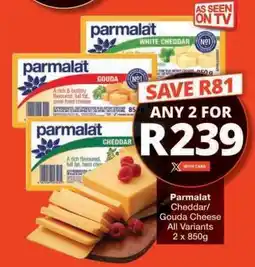 Checkers Parmalat Cheddar/Gouda Cheese offer