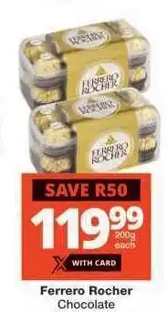 Checkers Ferrero Rocher Chocolate offer