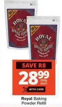 Checkers ROYAL BAKING POWDER REFILL offer